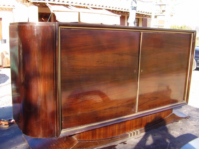 enfilade sideboard en palissandre des indes/art deco sideboard rosewood