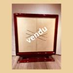 secrétaire art déco acajou et parchemin