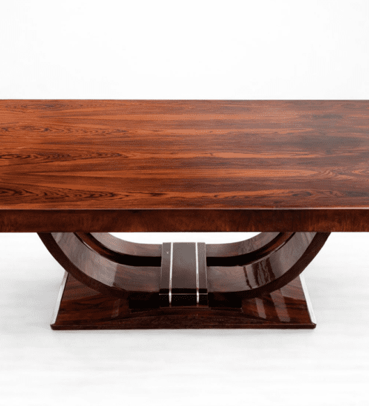 Table de salle à manger Art Déco palissandre de Rio