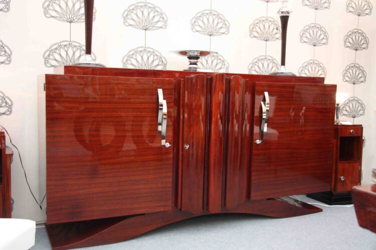 Enfilade art deco en palissandre des Indes