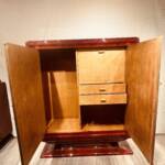 secrétaire art déco acajou et parchemin – Image 6