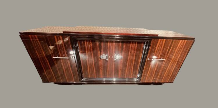 Enfilade art deco ébène de Macassar