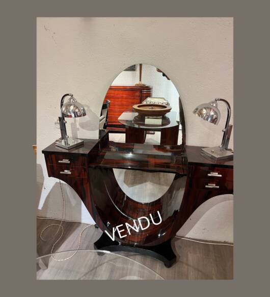 Coiffeuse vide poche art deco