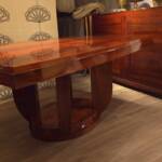 Table de salle a manger art déco en palissandre de Rio – Image 4