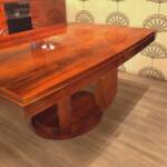 Table de salle a manger art déco en palissandre de Rio – Image 6