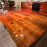 Table de salle a manger art déco en palissandre de Rio – Image 2