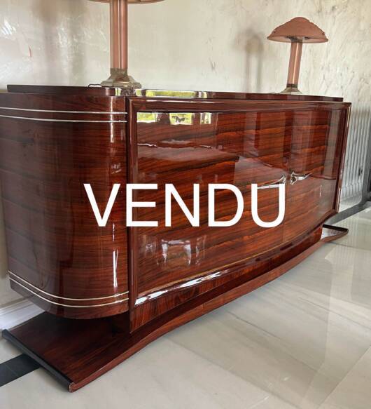 Enfilade art deco en palissandre de Rio