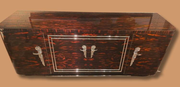Enfilade art deco en ébène de Macassar