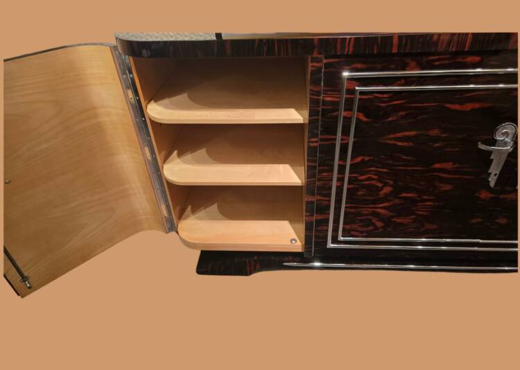 Enfilade art deco en ébène de Macassar – Image 3