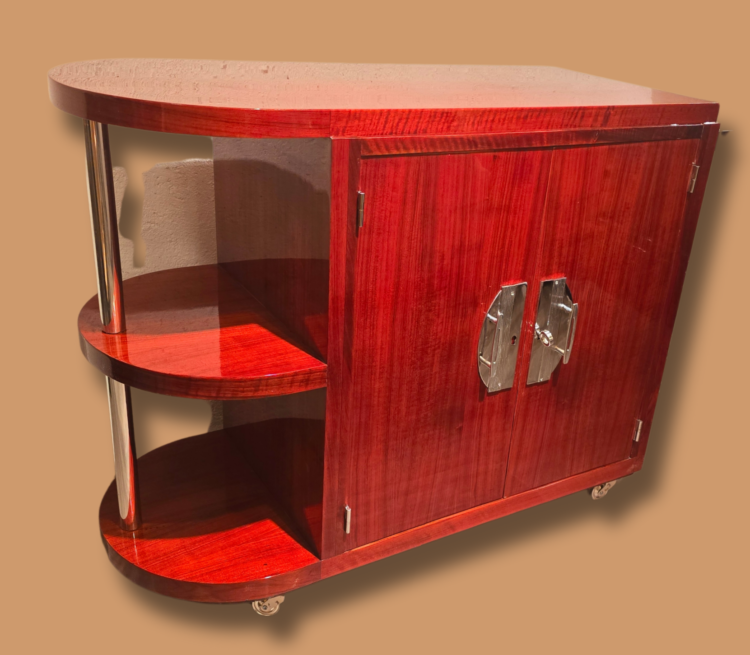 Bar art deco en palissandre des indes – Image 2