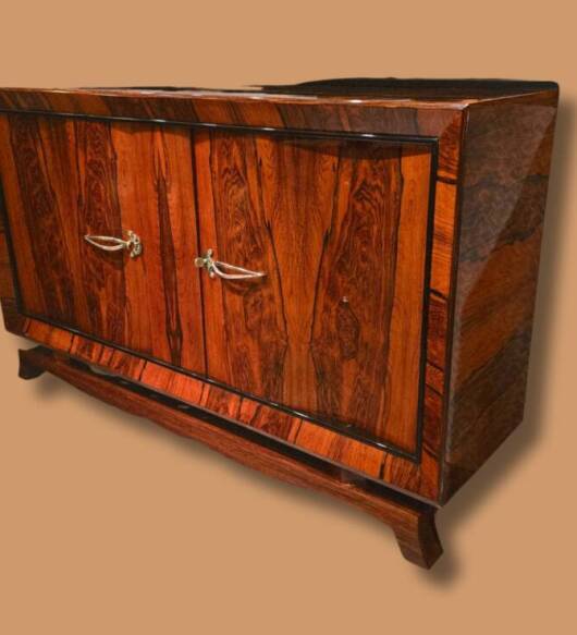 Enfilade art deco en palissandre de Rio