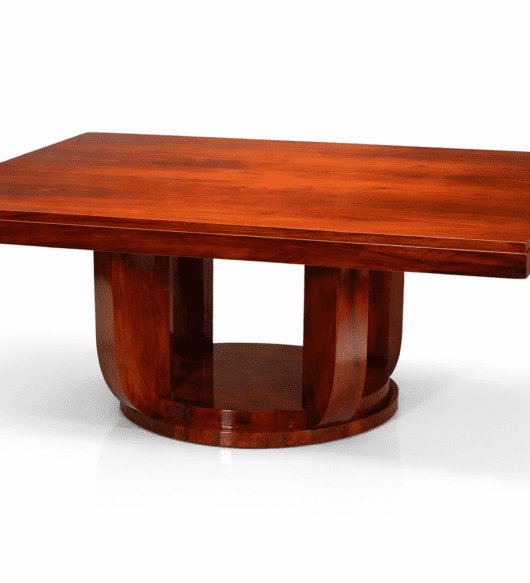 Table de salle a manger Art Déco en palissandre de Rio
