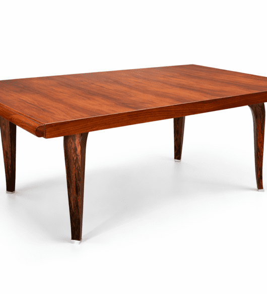 Table de salle a manger Art Déco en palissandre de Rio