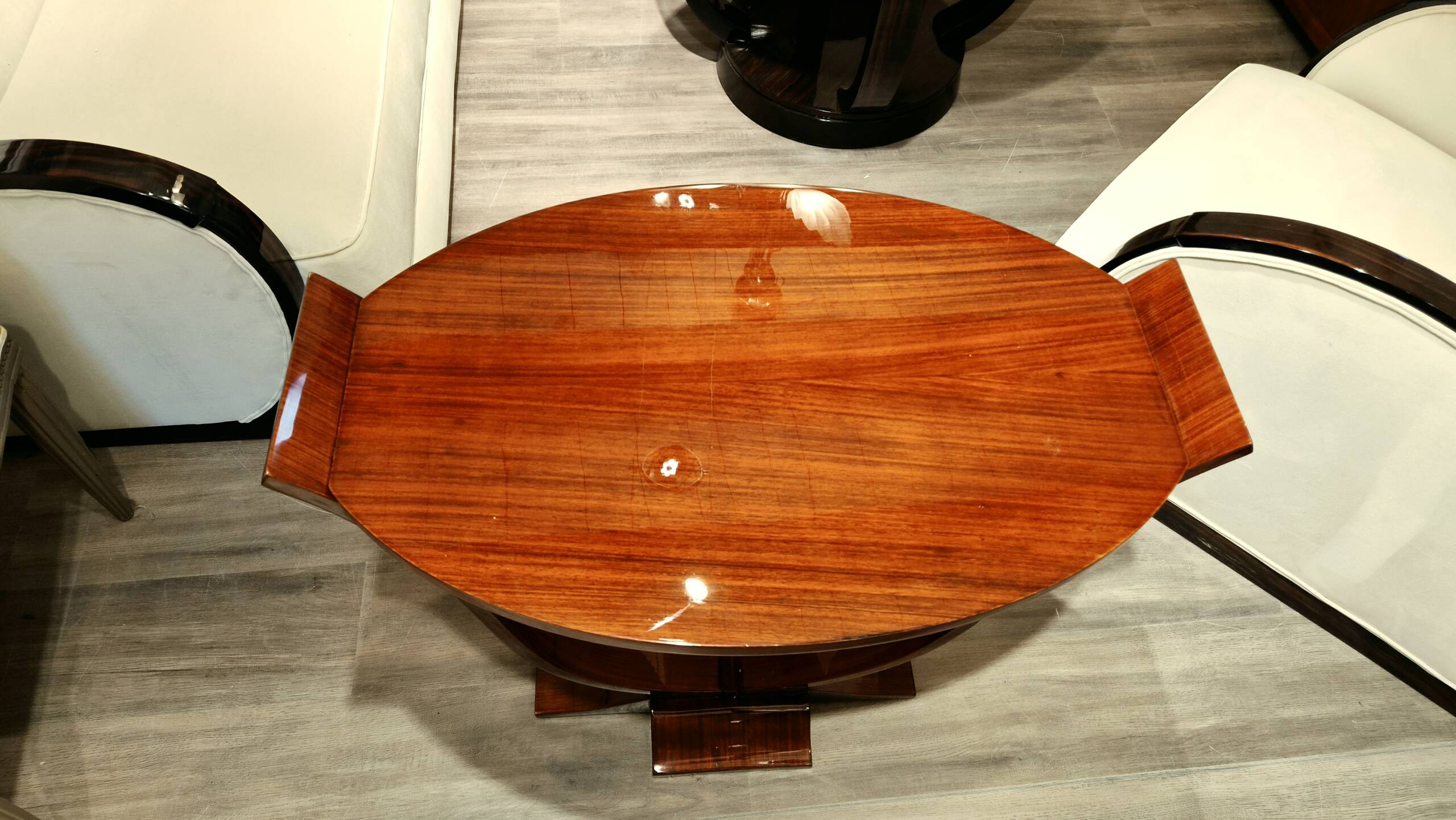 Table de Salon Art Déco en Palissandre des Indes – Image 5